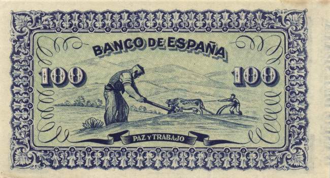 100 Pesetas 1937